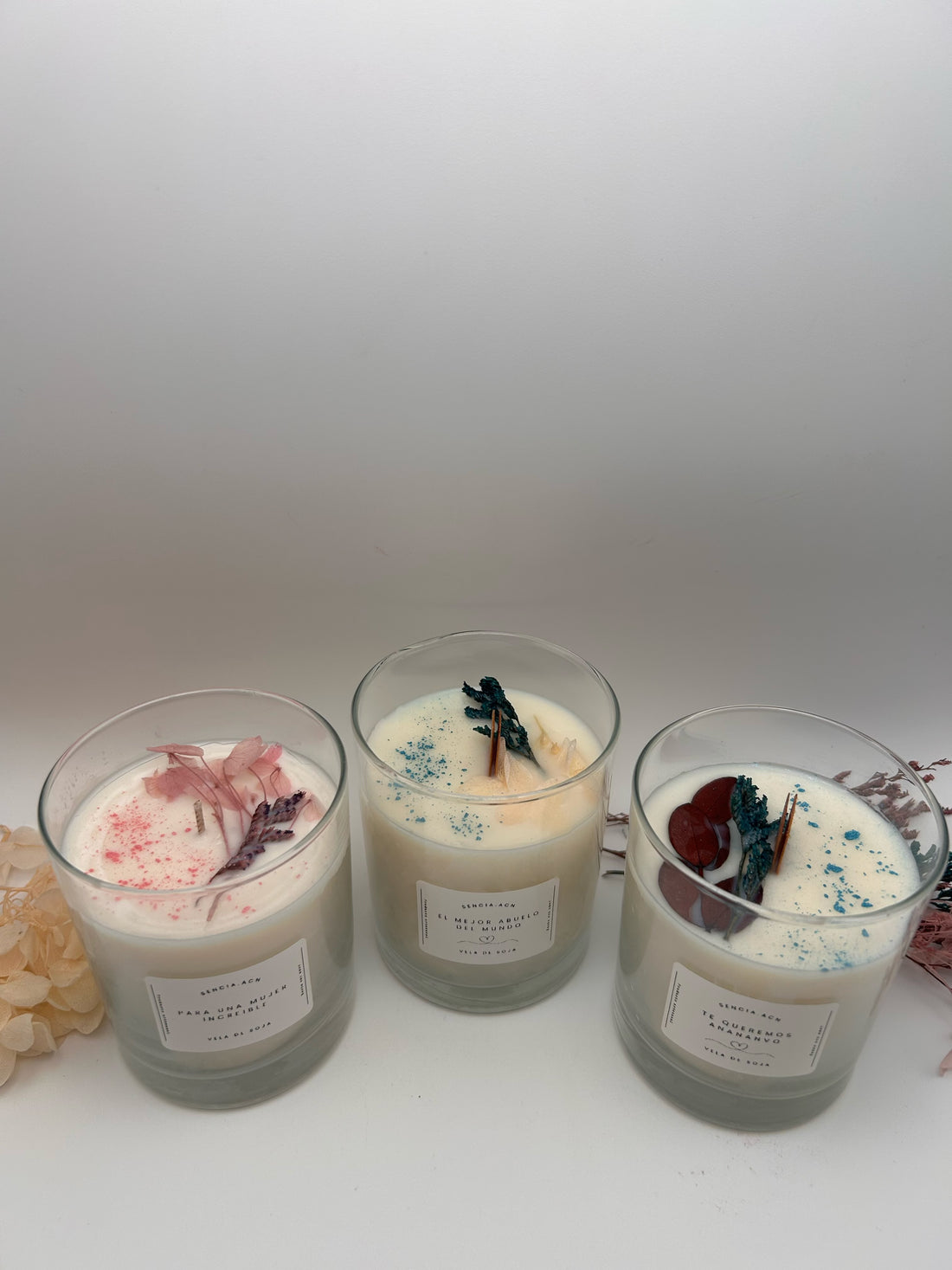 VELA AURA mensaje personalizado