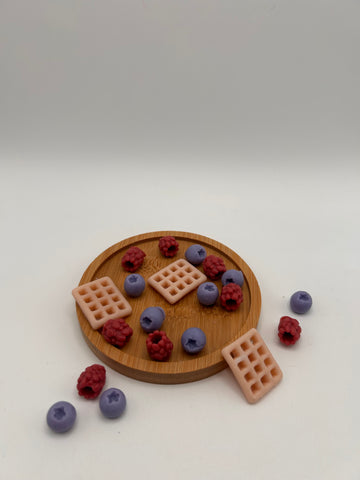wax melts Waffles and berries