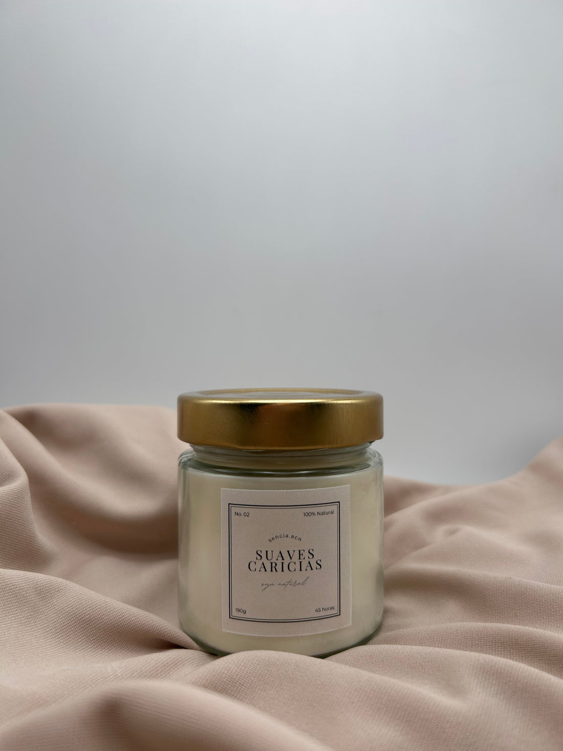 vela aromática suaves caricias