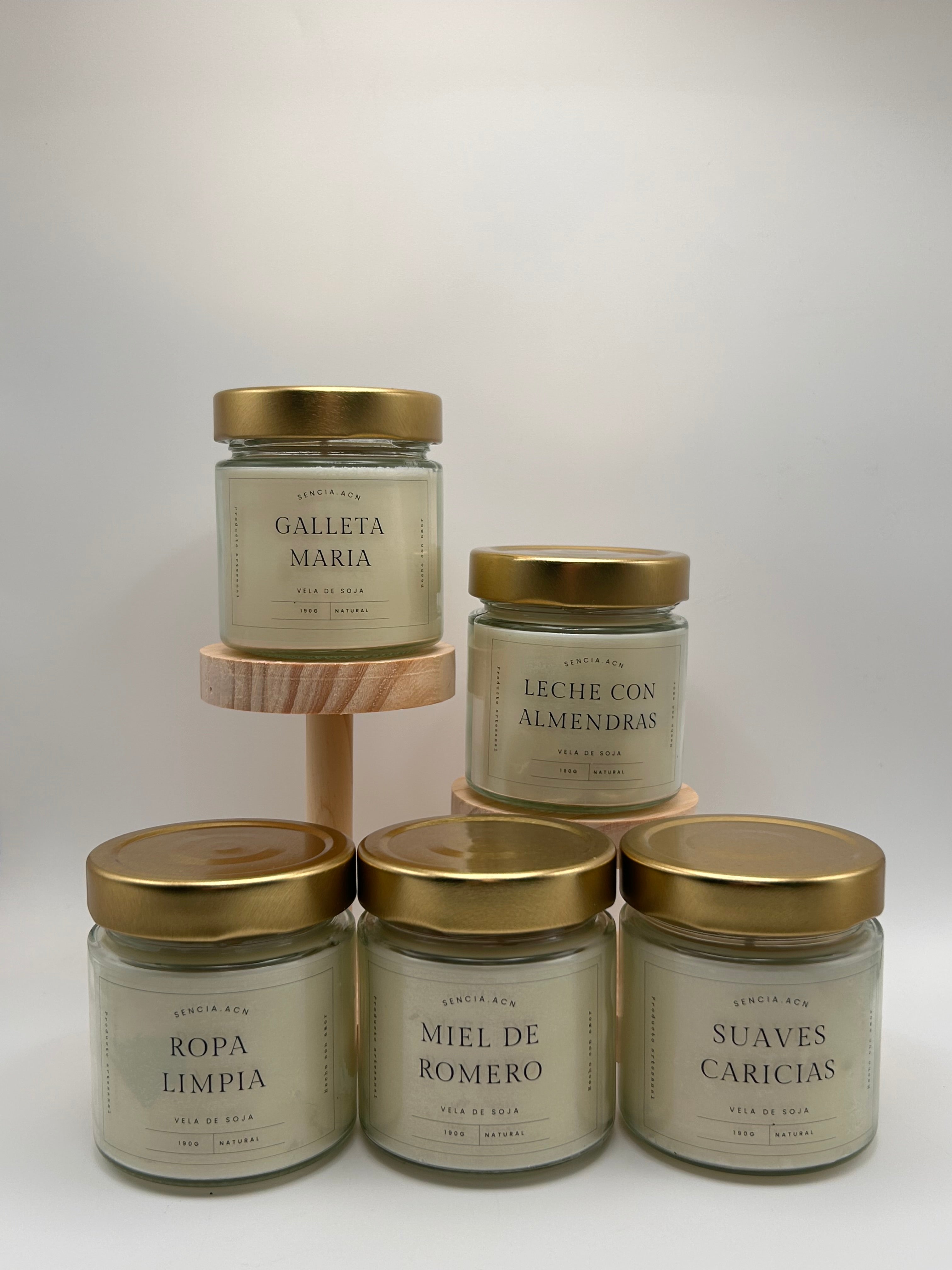 vela aromática ropa limpia
